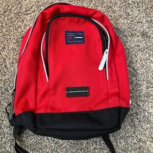 Polarn O. Pyret Red and Black Kid’s Backpack
